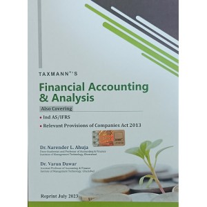Taxmann's Financial Accounting & Analysis by Narender L. Ahuja, Varun Dawar